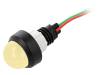 LY-D20-24AC/DC, Индикат.лампа: LED; выпуклый; 24ВDC; 24ВAC; Отв: O13мм; IP40, POLAM-ELTA