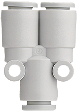 KQ2U12-00A, Y-plug branch-12.0 mm, SMC PNEUMATICS