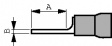 3741 [100 шт] Pin-type cable lug PU=100 ST