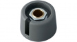 A3023638 Control knob with recess grey 23 mm