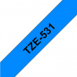TZE-531 Label Tape 12 mm Black on Blue 8 m