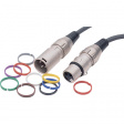 730-0050 Audio cable XLR m - f 5 m Black