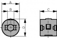 TFC 16813 Split ferrite diam. <= 7.2 mm 115 Ohm @ 100 MHz