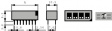 DTS-4SD DIL switch THD 4P
