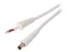 DC.CAB.1910.0150, Кабель; провода, вилка DC 5,5/1,7; прямой; 1мм2; белый; 1,5м, BQ CABLE (TME brand)