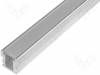 OF-PROFHR-LINE-M2, Профиль для LED модулей; плоский; L:2м; алюминий; матовый, OPTOFLASH