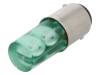 LG-BA15D-230AC SPECIAL, Лампочка LED; зеленый; BA15D; 230ВAC, POLAM-ELTA