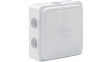 JB 6 WH Junction Box, 110 x 110 x 49 mm, Polypropylene, White