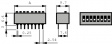 EDG108ST DIL switch THD 8P