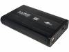 UA0082 Корпус для дисков:3,5"; USB 2.0; PnP и hot-plug; черный