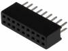 DS1065-03-2*9S8BV Гнездо; штыревое; "мама"; PIN:18; прямой; 1,27мм; THT; 2x9; 1А; 30мОм