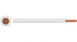 RND 475-00862 [100 м] Flexible Stranded Wire PVC, 6mm?, Bare Copper, White, H07V2-K, 100m
