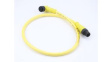 1200660980 Micro-Change (M12) Double-Ended Cordset 4 Poles Male (Straight) to Female (90°) 18 AWG Yellow TPE Cable 5m