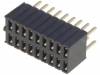 DS1065-08-2*9S8BV Гнездо; штыревое; "мама"; PIN:18; прямой; 1,27мм; THT; 2x9