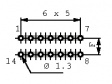 EJ 60-21 Трансформатор PCB 16 VA 17.5 VAC (2x)
