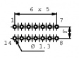 EJ 60-21 PCB transformer 16 VA 17.5 VAC (2x)