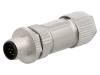 MSAS-08BMMB-SL7001 Вилка; M12; PIN:8; "папа"; код A-DeviceNet / CANopen; на провод