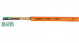 22050 [100 м] Mains cable   2 x0.75 mm2 Copper Strand Bare, Fine-Wire Unshielded Rubber Orange