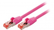 VLCP85221P015 Patch cable CAT6 S/FTP 0.15 m Pink