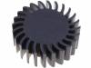 SK58437.5SA Радиатор; для диод LED; O:105мм; H:37,5мм; Цвет: черный