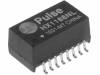 HX1188NL, Трансформатор: LAN; SMD; -40?85°C; Редуктор: RX 1: 1,TX 1: 1; -1дБ, Pulse