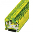 3031733 STS 2,5-TWIN-PE feed-through terminal block, 0.08...2.5 mm2 green-yellow