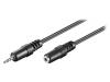 50458, Кабель; гнездо Jack 2,5мм 3pin, Jack 2,5мм 3pin вилка; 2м, Goobay