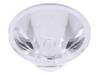 F12985 CRYSTAL-MINE Линза для LED; круглая; Мат-л: PMMA плексиглас; прозрачный