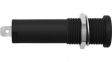 HSEB 3125 L Ni / SW Laboratory socket diam 4 mm black CAT IV