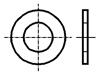 8110867 Шайба; круглая; M2; D=5мм; h=0,3мм; полиамид; DIN: 125A; BN: 1074