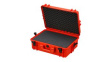 RND 600-00306 Watertight Case with Cubed Foam, 33.95l, 555x428x211mm, Polypropylene (PP), Orange