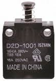 D2D-1001 BY OMZ, Блокировочный выключатель двери 16 A Толкатель винтовой монтаж, расстояние между контактами 3 mm 1 замыкающий контакт (NO), Omron