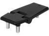 3.ZN1 RAL-9005 Петля; Дл:70мм; сплав алюминия и цинка; черный; H:33мм