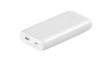 BPB002BTWT Powerbank, 20Ah, USB A Socket/USB C Socket, White