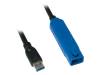 UA0177 Репитер USB; USB 1.1,USB 2.0,USB 3.0; гнездо USB A, вилка USB A