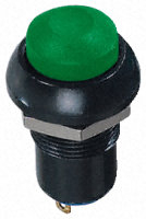 IPR1SAD3, Pushbutton Switch On-Off Green, APEM