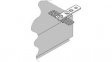 LMFK Wall Mounting Bracket Kit for Screw Cover, Kit of 4, Galvanised Steel