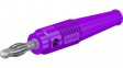 64.9199-26 In-Line Test Plug 4mm Violet 32A 30V Nickel-Plated