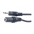 AC11-3,5M/BK-R Extension cable audio mono 3.5 mm 3.5 m Black