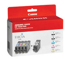 1034B013, Ink cartridge multipack Grey / Yellow / Cyan / Magenta / Pho, CANON