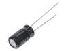 UVY1C221MED Конденсатор: электролитический; THT; 220мкФ; 16ВDC; O6,3x11мм