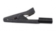 BU-109-0 Miniature Crocodile Clip, Black, 10A