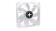 19104236 Computer Case Fan, Transparent LED, Red, DC, 120x120x25mm, 12V, 75.9m/h, 20.5dB