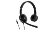 AXH-V28PCD NC Headset, PC28 HD, Stereo, On-Ear, 20kHz, Stereo Jack Plug 3.5 mm, Black
