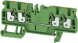 1521770000 A4C 2.5 GN terminal block a push-in, 0.5...2.5 mm2 800 vac 24 a green