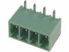 15EDGRC-3.5/4P, Разъемный клеммник; гнездо; "папа"; 3,5мм; угловой 90°; 7А; THT, DEGSON