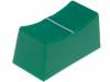 CS1 TYPE A GREEN, Ручка: движок; Цвет: зеленый; 23x11x11мм; Мат-л: пластмасса, Cliff