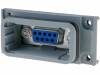 VS-09-A-GC-BU/BU 1689695 Переходник: соединитель; Variosub; PIN:9; Фиксация: защелка; IP67