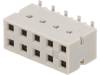 89898-305ALF Гнездо; провод-плата; "мама"; DUBOX; 2,54мм; PIN:10; SMT; позолота