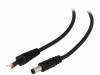 DC.CAB.2210.0150, Кабель; провода, вилка DC 5,5/2,1; прямой; 1мм2; черный; 1,5м, BQ CABLE (TME brand)